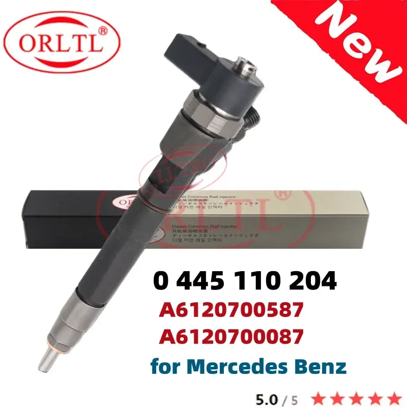 Diesel Original Injector 0445110204 6120700587 6120700087 0 445 110 204 0986435047 0986435055 For Mercedes Benz