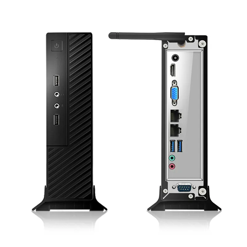 Mini host, micro industrial control host, dual network port with serial port, portable assembly computer