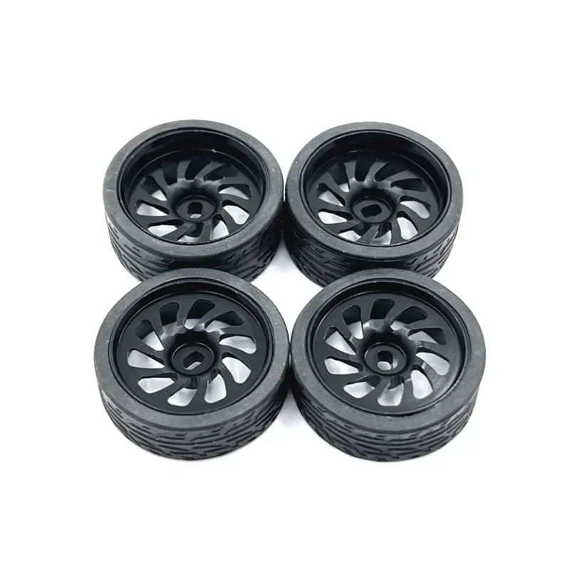 Metal Upgrade, Two Wide And Two Narrow, 26.5mm Outer Diameter, Racing Wheel, For WLtoys KYOSHO Mosquito Car 1/28 RC Car Parts