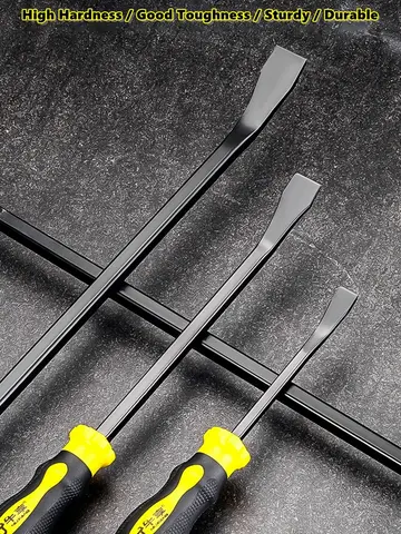다기능 긴 프라이 바 8 12 18 24 인치 오토바이 타이어 크로우 바 스트라이크 캡 네일 풀러 헤비 듀티 자동차 수리 핸드 툴 CV-R