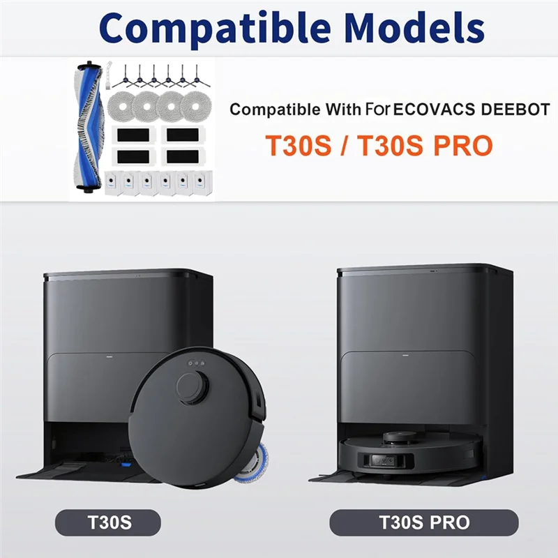 

M11kaAkcesoria для ECOVACS DEEBOT T30S/T30S COMBO Запасные части для робота-пылесоса