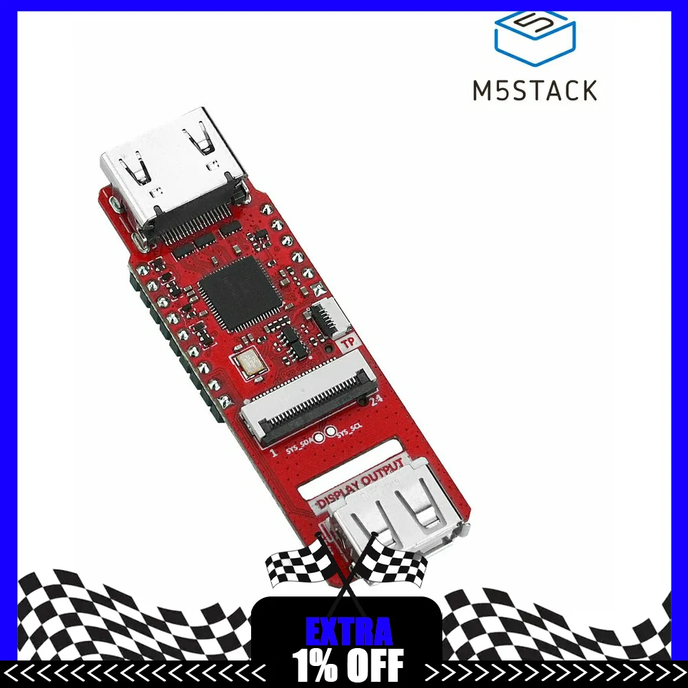 M5Stack Add-on Display Out for PoE-P4 LT8912B Video Output Expansion Module for Embedded Development