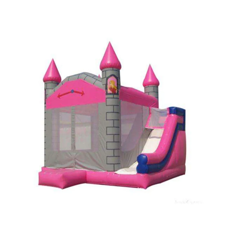 

house indoor playground Hot Selling Inflatable Trampoline PVC customized inflatable slide combo/inflatable bounce