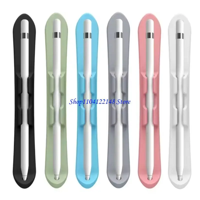P9FA Silicone Touch Pen Holder For Pencil Secure Grip Design For Travel And Office Use Protects Pencil Coating