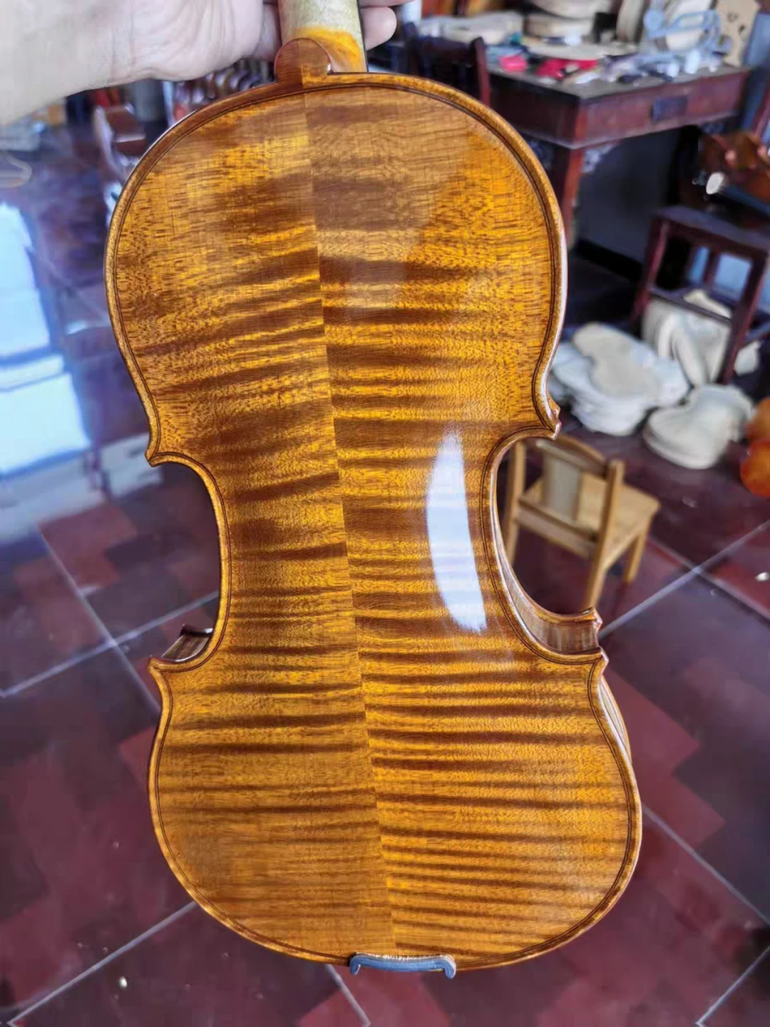 

All hand planed board 100% European spruce violin 4/4 solid wood violino beginner professional stringed instrument with case