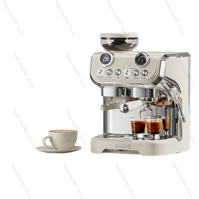 

AC-517ED Coffee Machine Italian Household Fresh Grinding Bean All-in-One Machine Small Full Semi-automatic