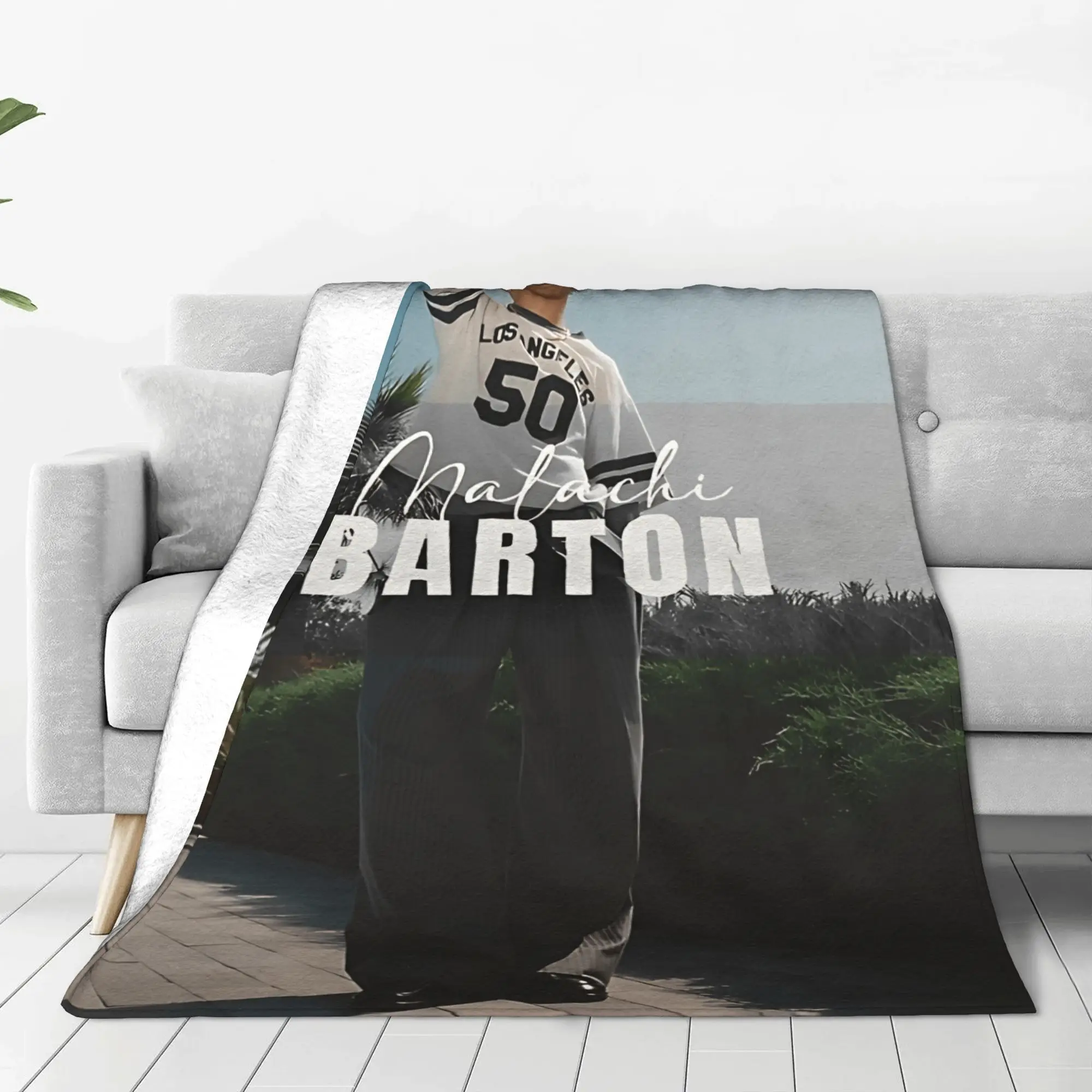 Malachi Barton Actor Tour Plush Blankets Child  Flannel Bedding Throws For Living Room Super Soft Custom DIY Quality Bedspread