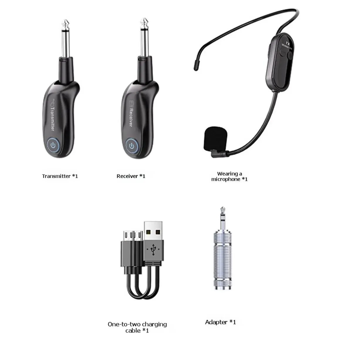 New Electronics 2.4G Wireless Microphone for Voice Amplifier Headset High Fidelity Smart Noise Cancelling Plug Play for Karaoke