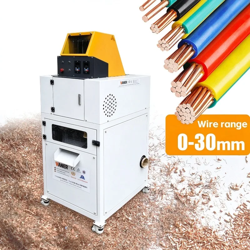 Automatic Copper Wire Granulator 50-70kg/h High Productivity Waste Cable Recycling Separator Machine for Sale