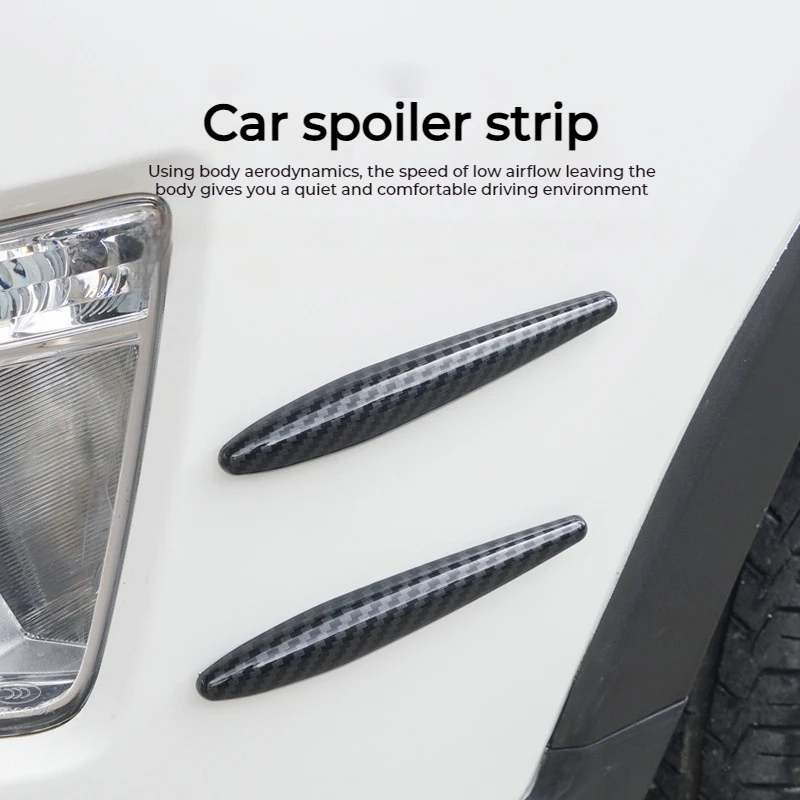 

4PCS/8PCS Car Door Body Bumper Protector Trim Auto Noise Reduction Anti-scratch Decorative Protection Strips Car spoiler strip