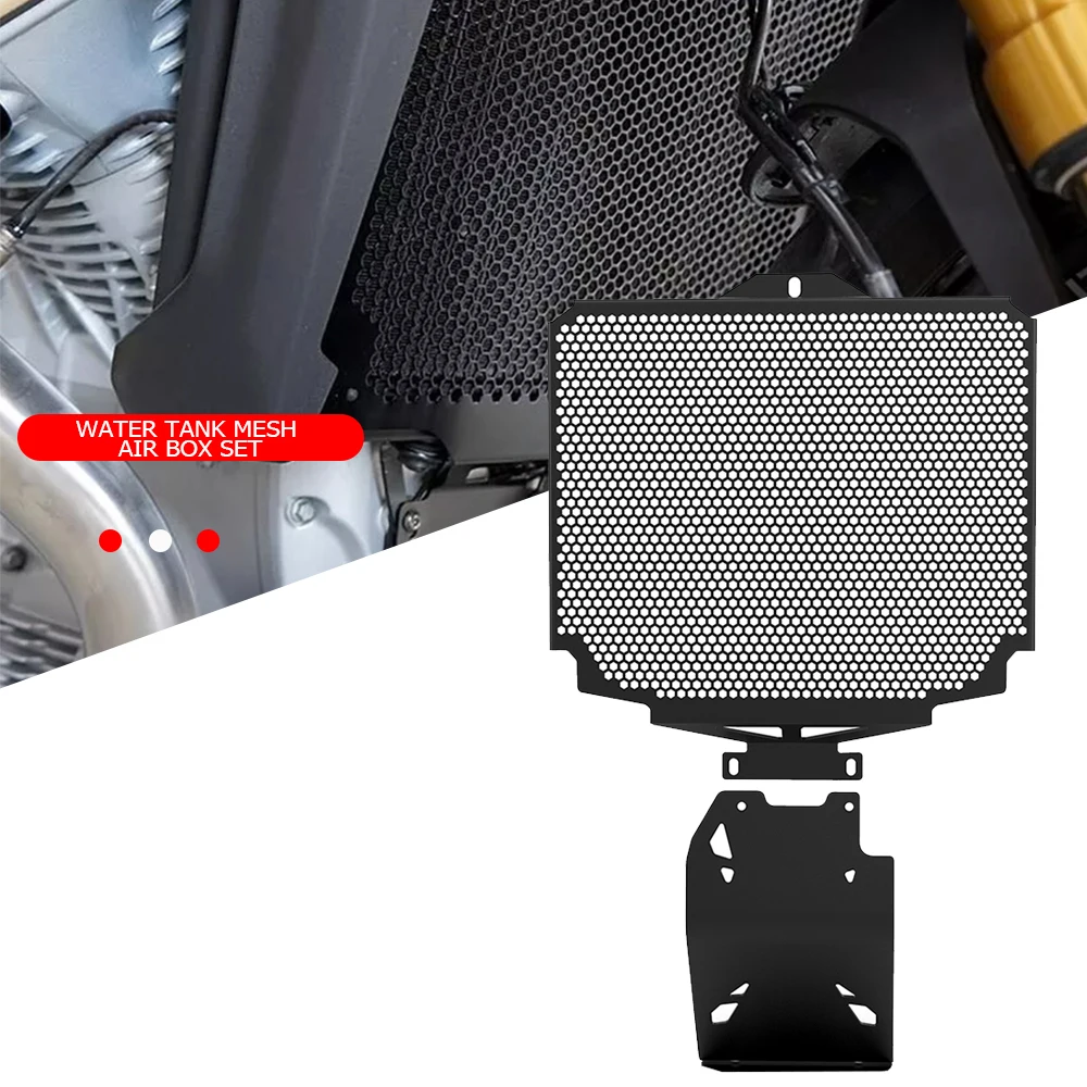 

V100 Mandello Guzzi V100 S For Moto Guzzi Radiator Guard Cooler Cover Grille Protection Set 2022 2023 2024 2025 CNC Motorcycle