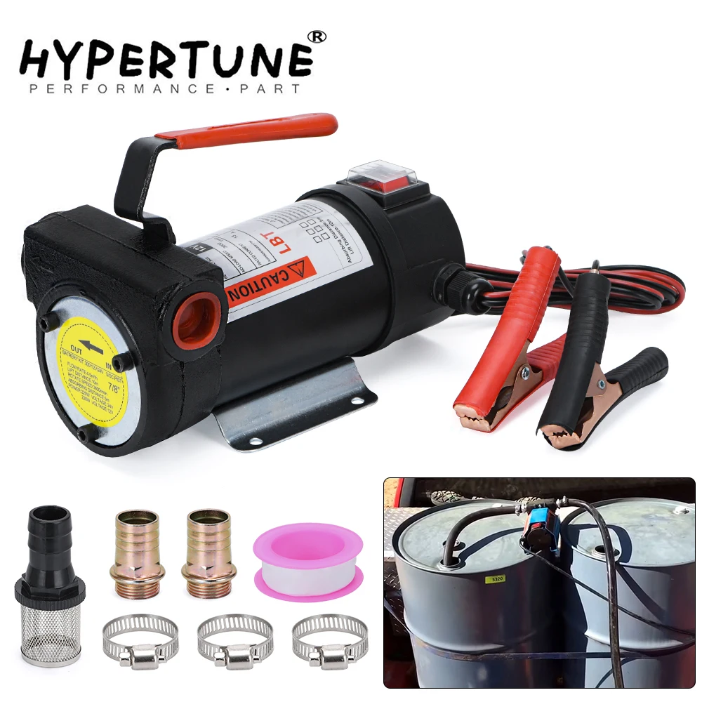 Electric Fuel Diesel Transfer Pump Kit Kerosene Extractor 12V 220W DC 13GPM High Flow Self Priming Portable For Auto Motor Truck