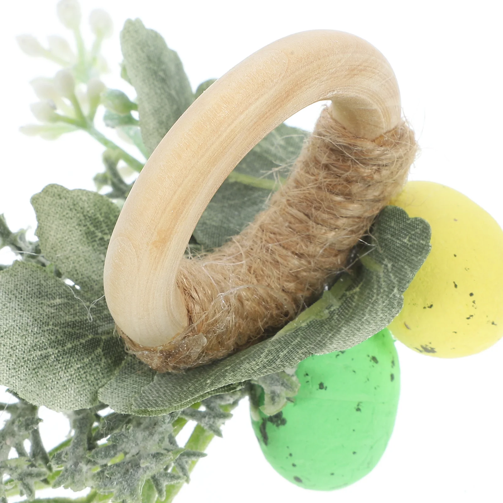

4Pcs Easter Napkin Ring Set Egg Shape Buckle Holders for Easter Party Banquet Home Hotel Table Decoration Egg Napkin Buckle
