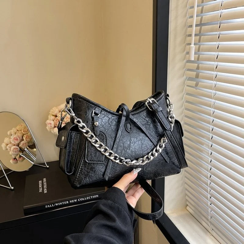 

Роскошная женская сумка-мессенджер из кожи премиум-класса с парижским стилем и повседневным элегантным винтажным дизайном