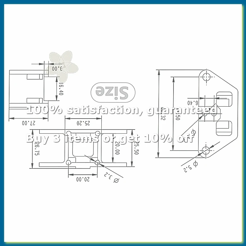 2Pcs CNC Aluminum Y Gantry Guide 3D Printing Accessories for Ultra-High-Speed for VzBoT 3D Printer-DTD2