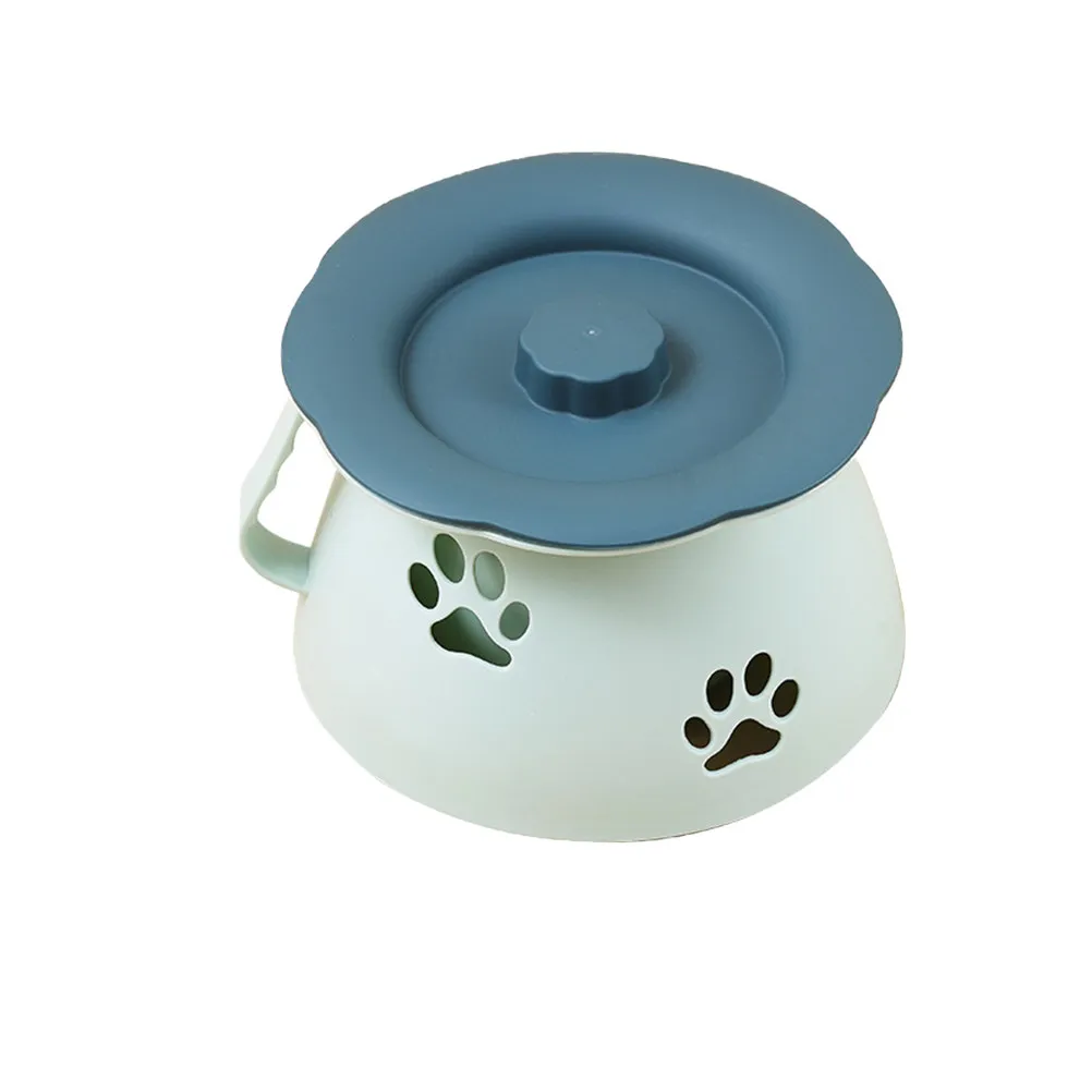 Toilet Training Seat for with Handle Cover Thickened Plastic Potty Bowl Odor Proof Portable Cute Hollow