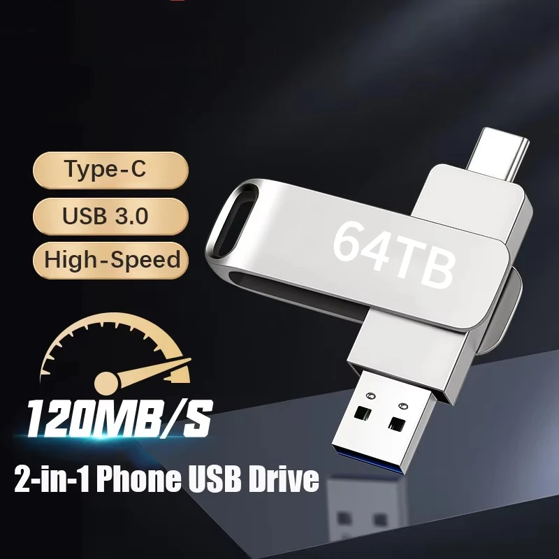 16TB Flash Drives USB 3.2 HighSpeed USB Transfer Metal Pendrive Memory Card Pendrive Flash Disk Memoria Waterproof Stick