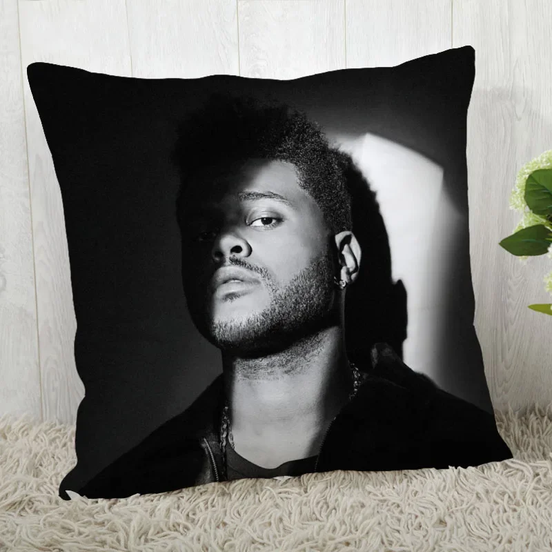 The Weeknd Pillow Cover Pillow Case Modern Home Decorative Pillowcase For Living Room 40x40cm 16x16Inch / 45x45cm 18x18Inch