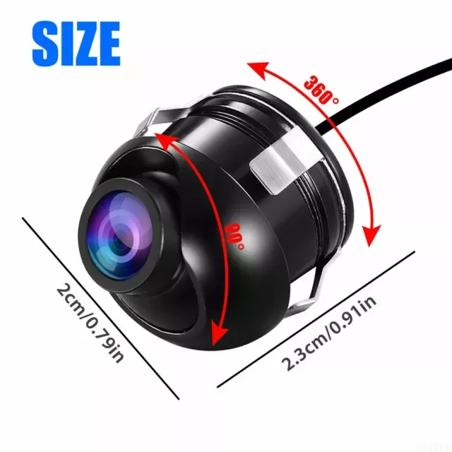 Car Rear View Reverse Backup Parking Camera Adjustable Angle for Universal Vehicles