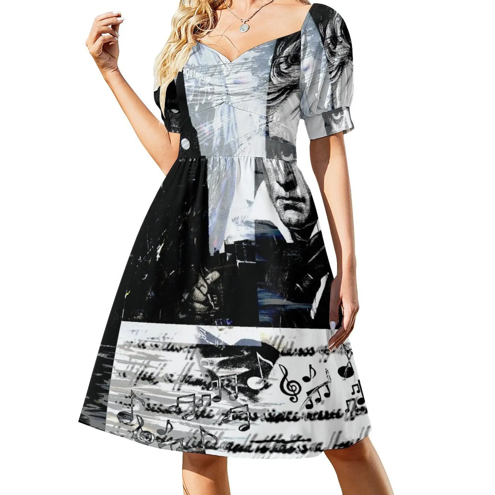 Beethoven collage Dress Aesthetic clothing summer dresses ladies 2023 dresses for woman 2023 Dress vintage