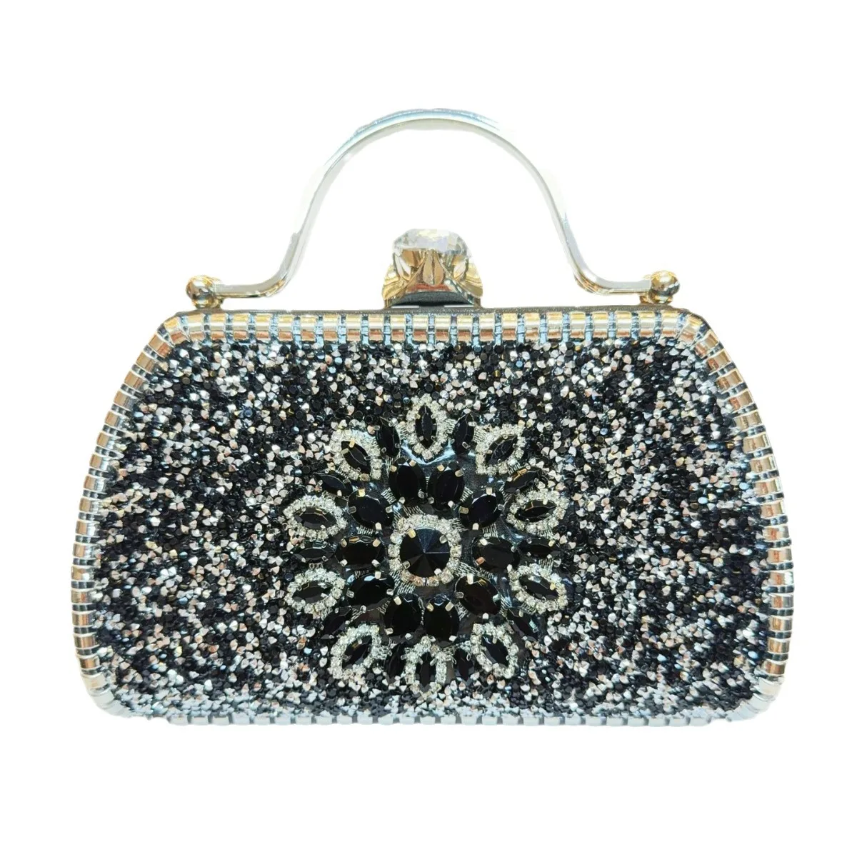 

Sunflower Rhinestone Handbag Cheongsam Bag Women's Hand One Shoulder Oblique Span Bag Dinner Bolsos De Lujo Mujer Marcas Famosas