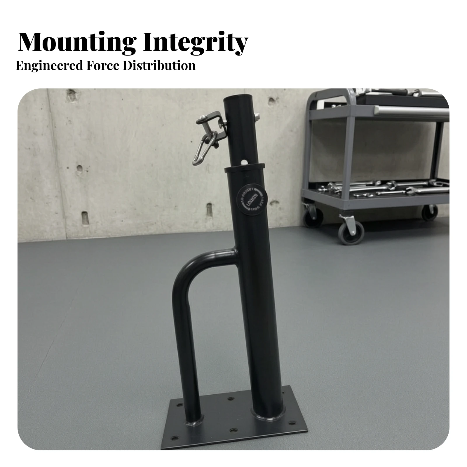 Adjustable Heavy Bag Wall Mount Reinforced Boxing Bag Wall Bracket Wear Resistant Slim for Home Gym Owners