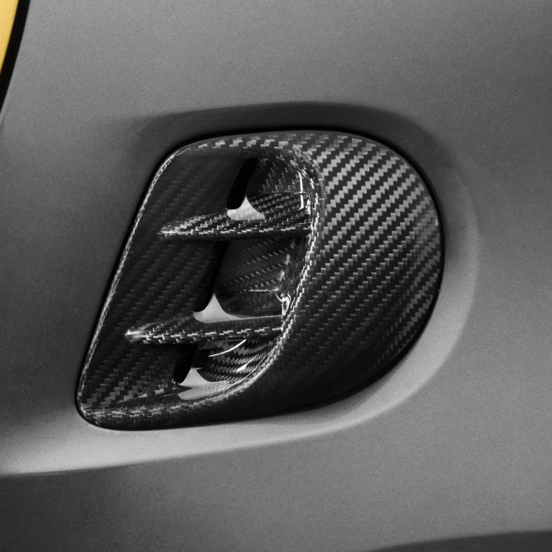 Carbon Fiber Exterior Car Side Fender Air Vent Cover Trim for Smart 453 Fortwo Forfour Air Flow Grill Outlet Intake Sticker Trim - view 4