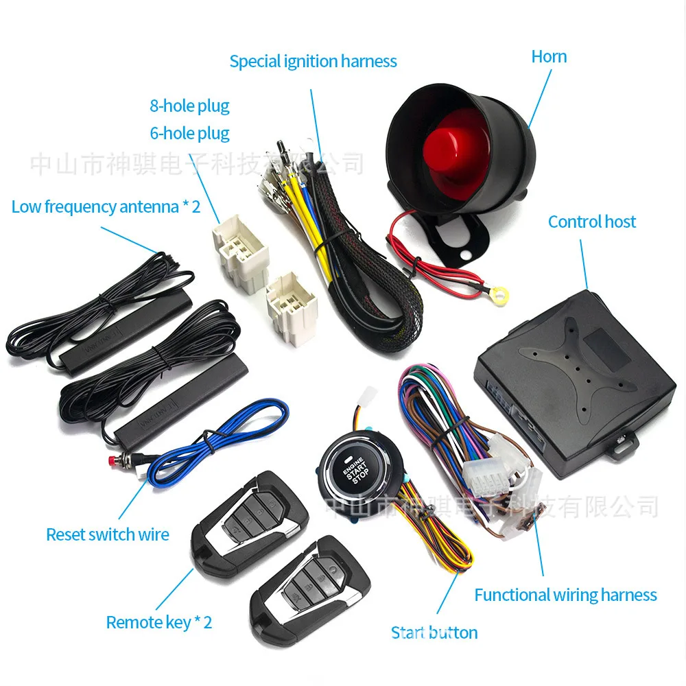 For Isuzu D-MAX car modification, one key start PKE keyless entry one-way