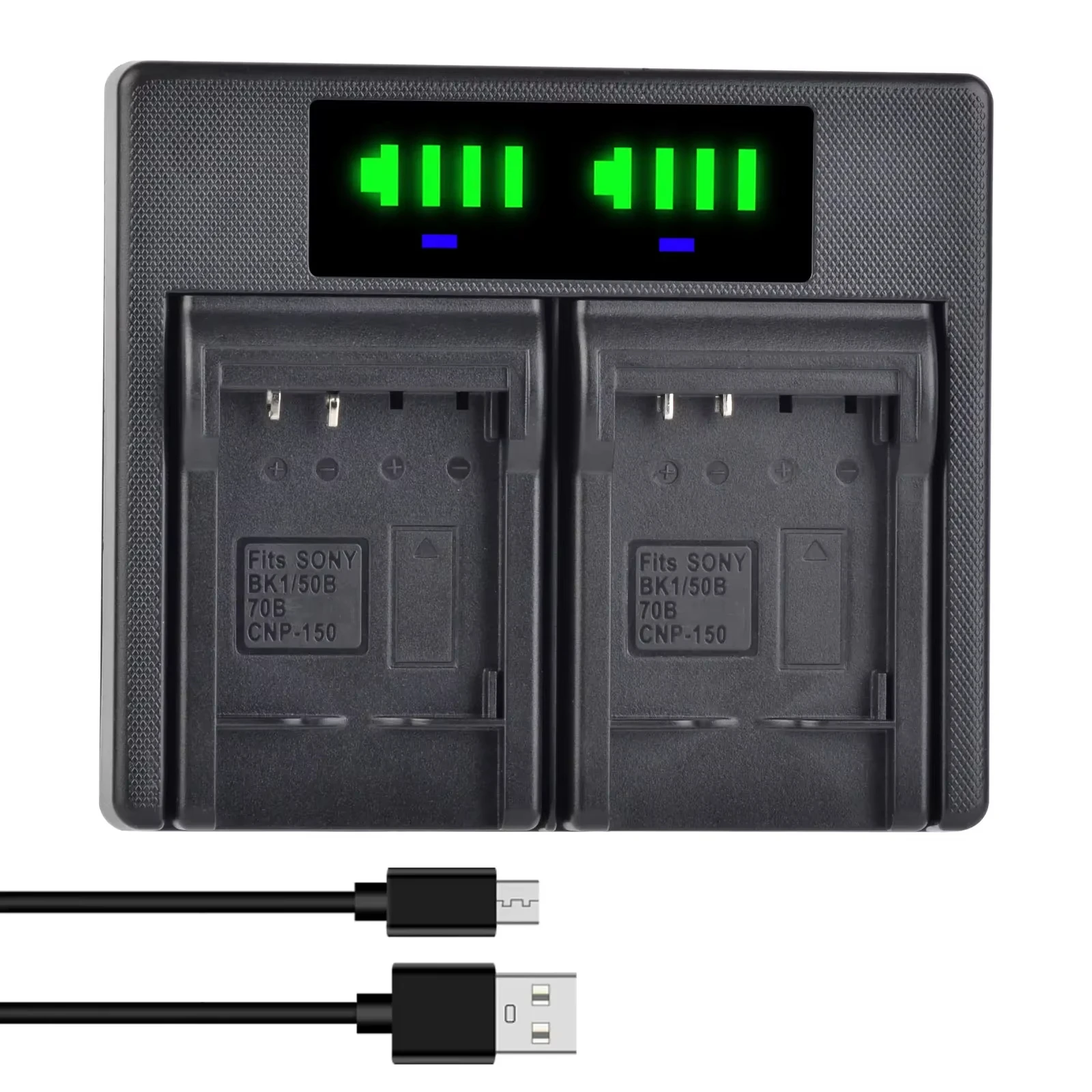 For Sony NP-BX1 NP BX1 NPBX1 LCD Dual Charger for Sony Cyber-shot DSC-HX50V HX300 RX1 RX100 II WX300 HDR-AS10 AS15 AS30V AS100V