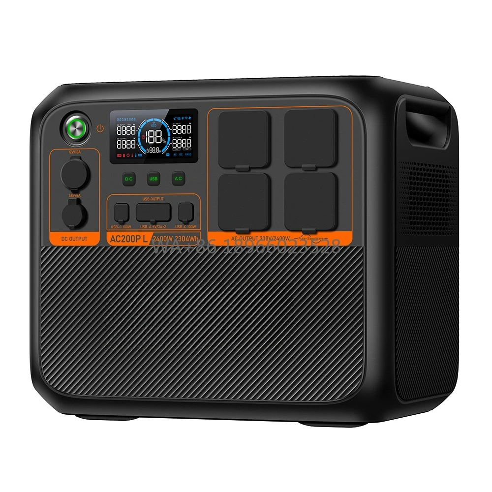 

Портативная солнечная электростанция 2400 Вт для кемпинга, дома и аварийного электроснабжения, перезаряжаемая, для волоконных лазеров