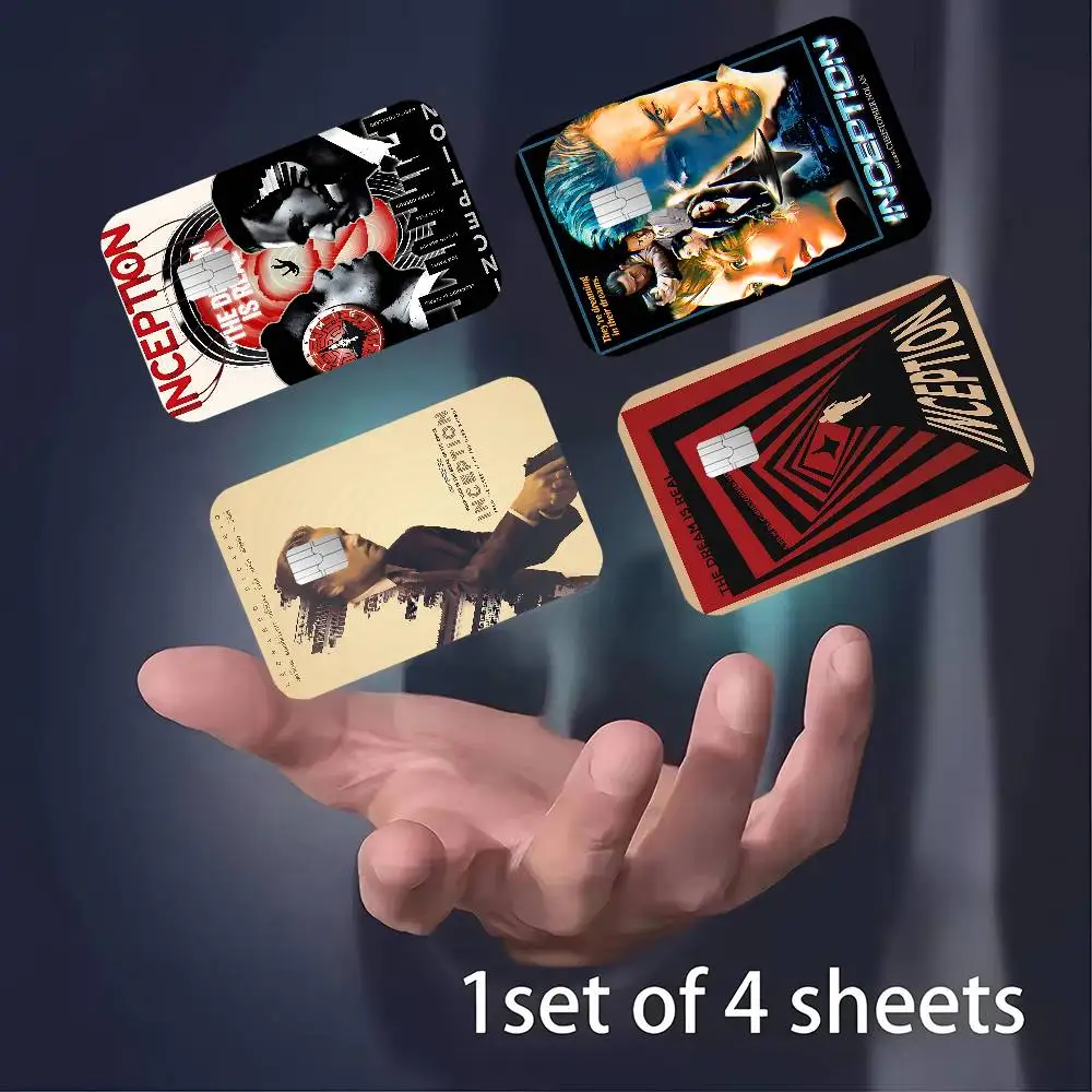 شريط لاصق لفيلم I-Inception الكلاسيكي الكلاسيكي لبطاقة الخصم الائتمانية البنكية ملصق حماية بطاقة الائتمان الشخصية