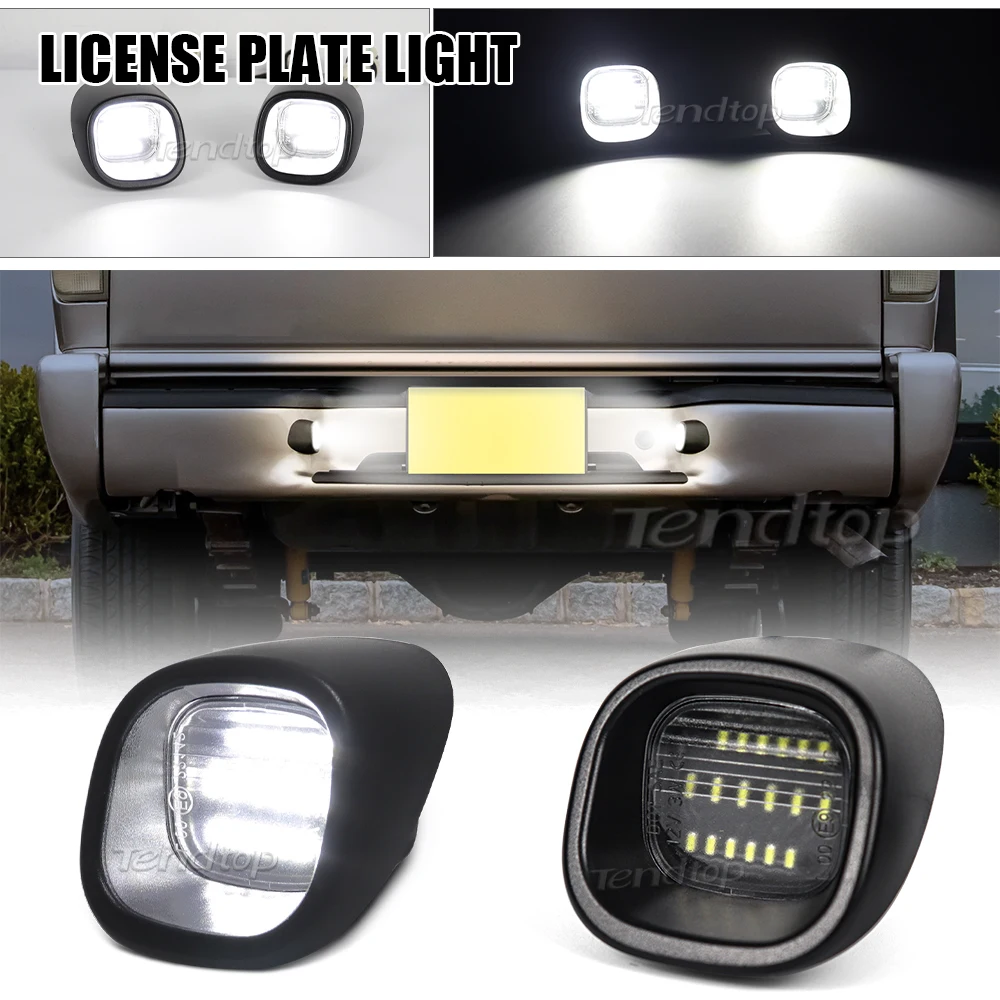 LED License Plate Lights Number Lamp For Chevrolet Suburban 1500/2500 Tahoe GMC Yukon Cadillac Escalade 2007-2014