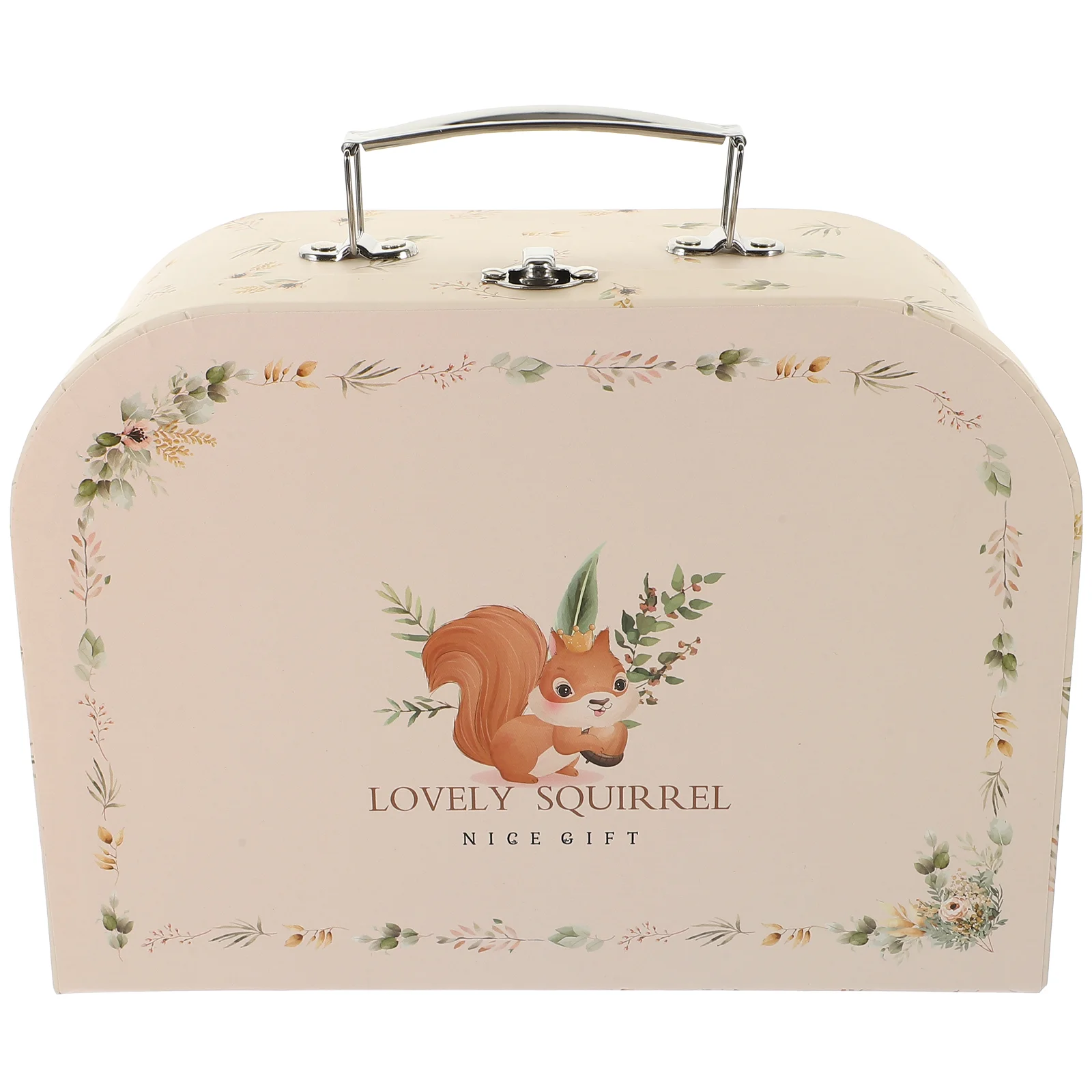 Portable Paper Suitcase Storage Box Decorative Container Gift Party Favor Jewelry Box Wedding Gift Box Birthday Present Box Home