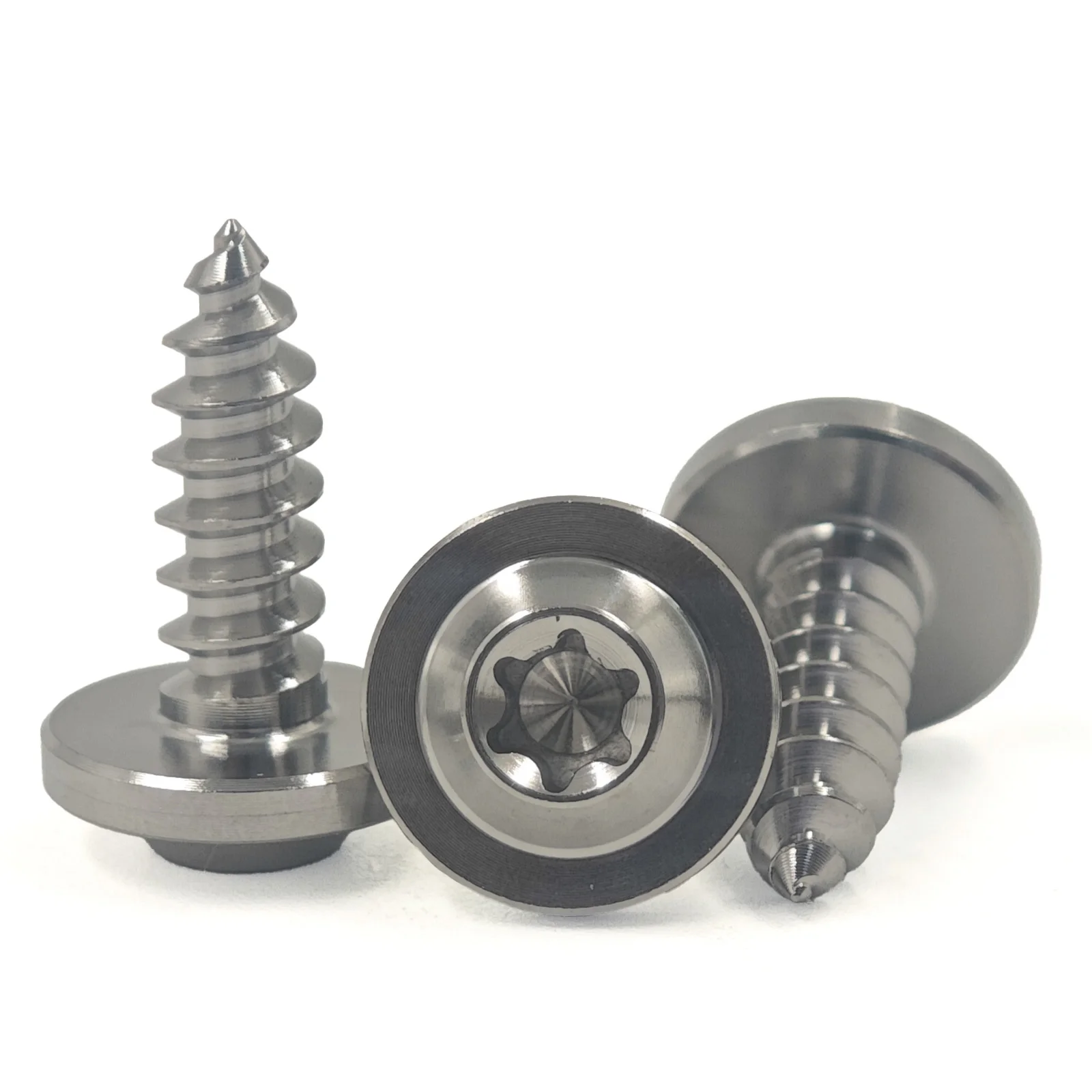 Titan-Schrauben M4 x12 15mm M5 x 15 18mm Selbstschneidende Torx-Kopfschrauben für Fahrrad Motorrad Auto Boot Ti-Befestigungselemente
