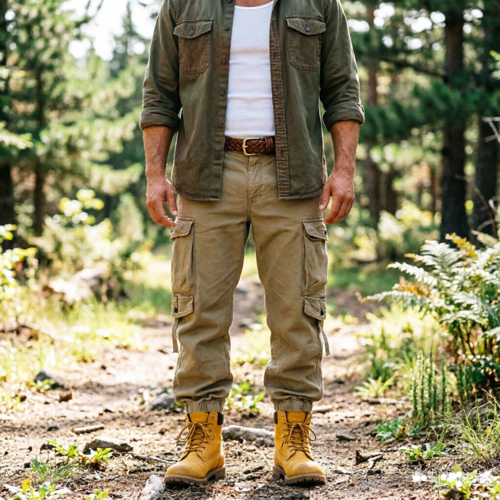 Cargo Pants Men Jogging Casual Pants Cotton Tactical Military Pants Trousers Outdoor Hiking Joggers Pants Multi Pocket Trousers
