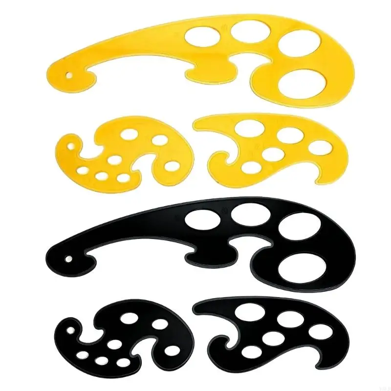 Y5LB Light Weight Art Craft Curves Template Flexible Shaping Guide For Creative Doodling And Architectural Plans