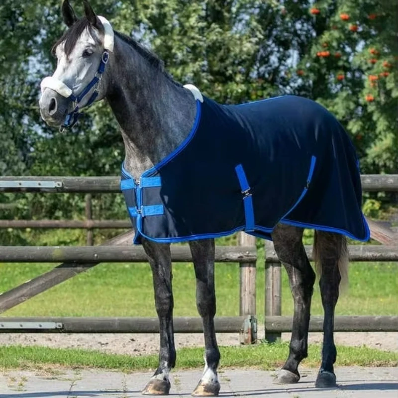 Heavy Fill Winter Horse Blanket Soft Thick Warm Fabric Perfect For Cold Weather And Stable Living High Grade Equestrian Supply