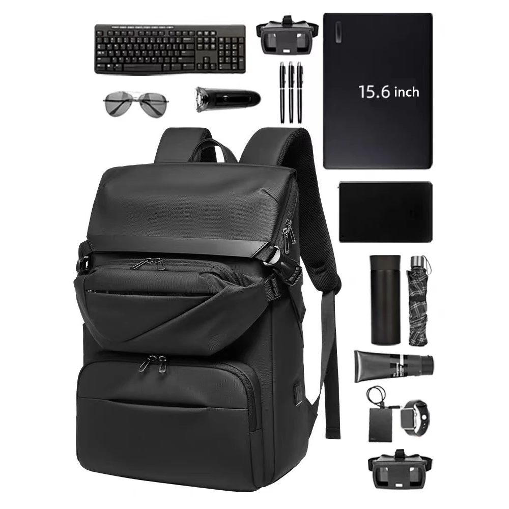 Swiss Business Detachable backpack Chest Bag Waterproof Computer Backpack for Travel Urban Men Crossbody Bag Mochilas Masculino