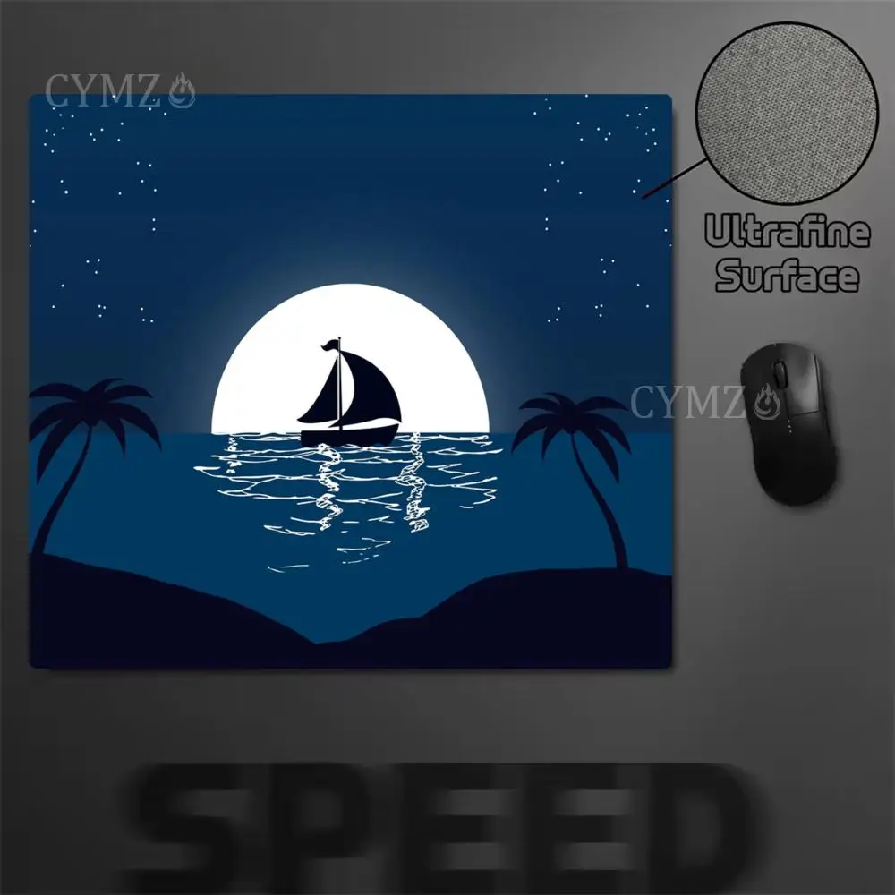 Illustrazione creativa del pianeta piccolo tappetino per mouse tappetino da scrivania accessori per uffici tappetino per mouse da gioco antiscivolo durevole bordo cucito