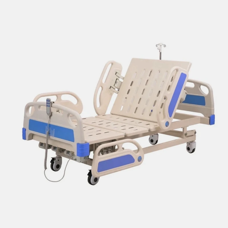 High quality R&D 5 function electric medical examination i cu hospital bed price nursing bed