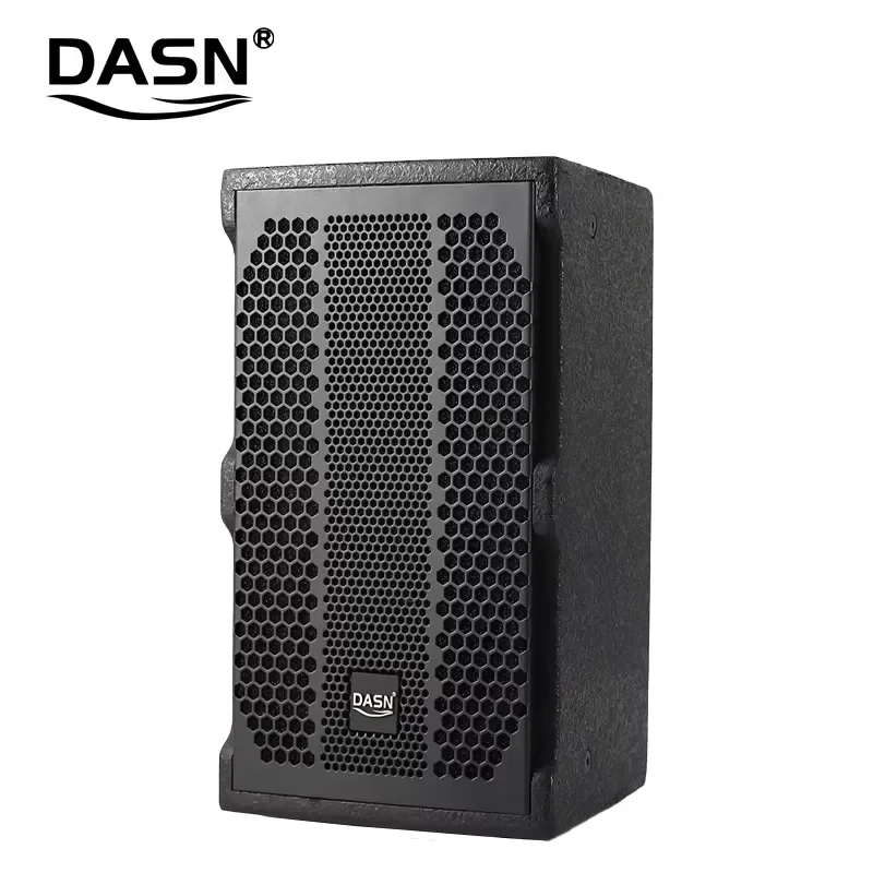 for Dan Q8 8 Inch 300W RMS DSP Passive Full Range Wood Cabinet Speakers DJ Stage Home Theater Audio System Sound