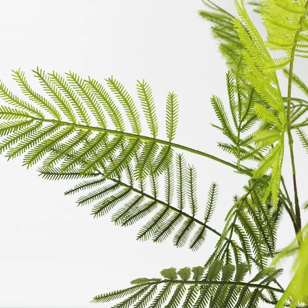 Tropical Plants Artificial Fern Plants Plastic Real Touch Green Leaves Plants Realistic Elegant Fake Plants Wedding Party Decor