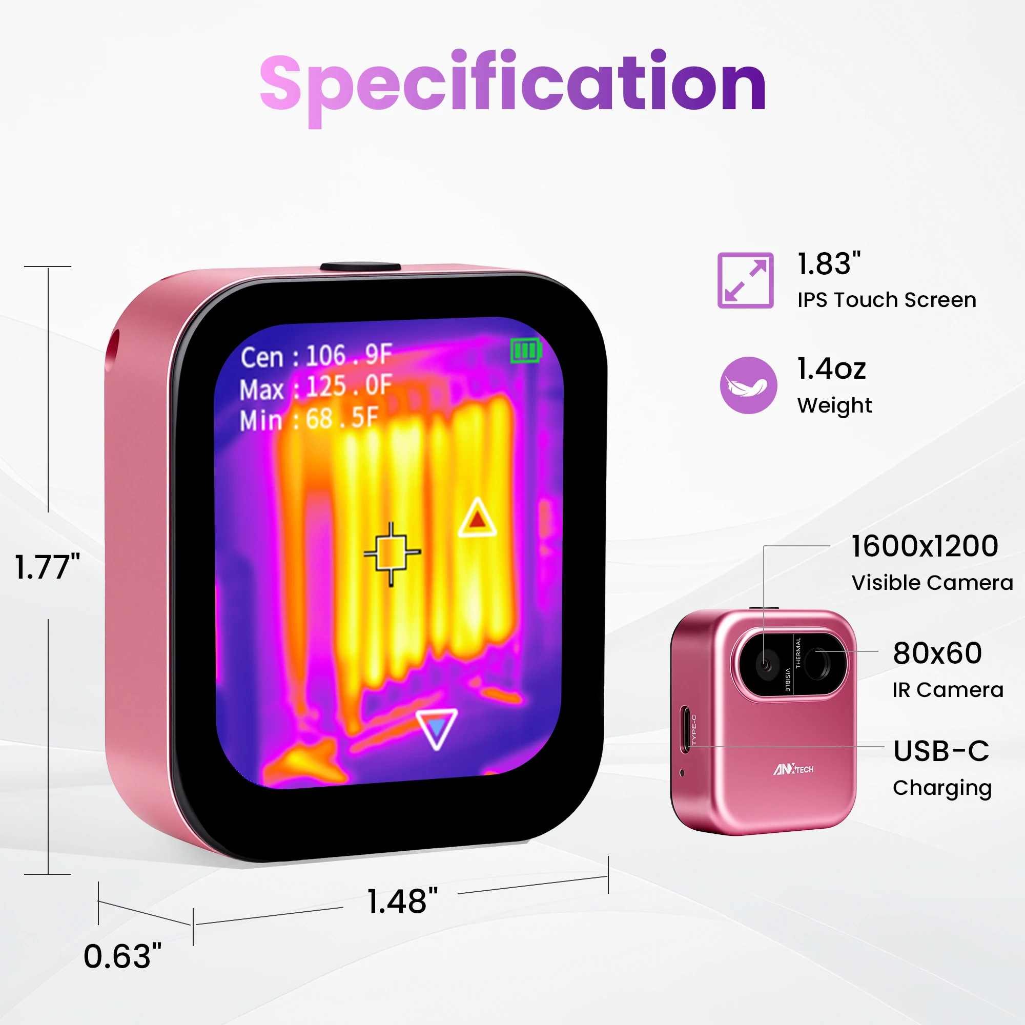 Thumbnail 2 - #6 Infrared Thermal Detection Cameras Discount Picks