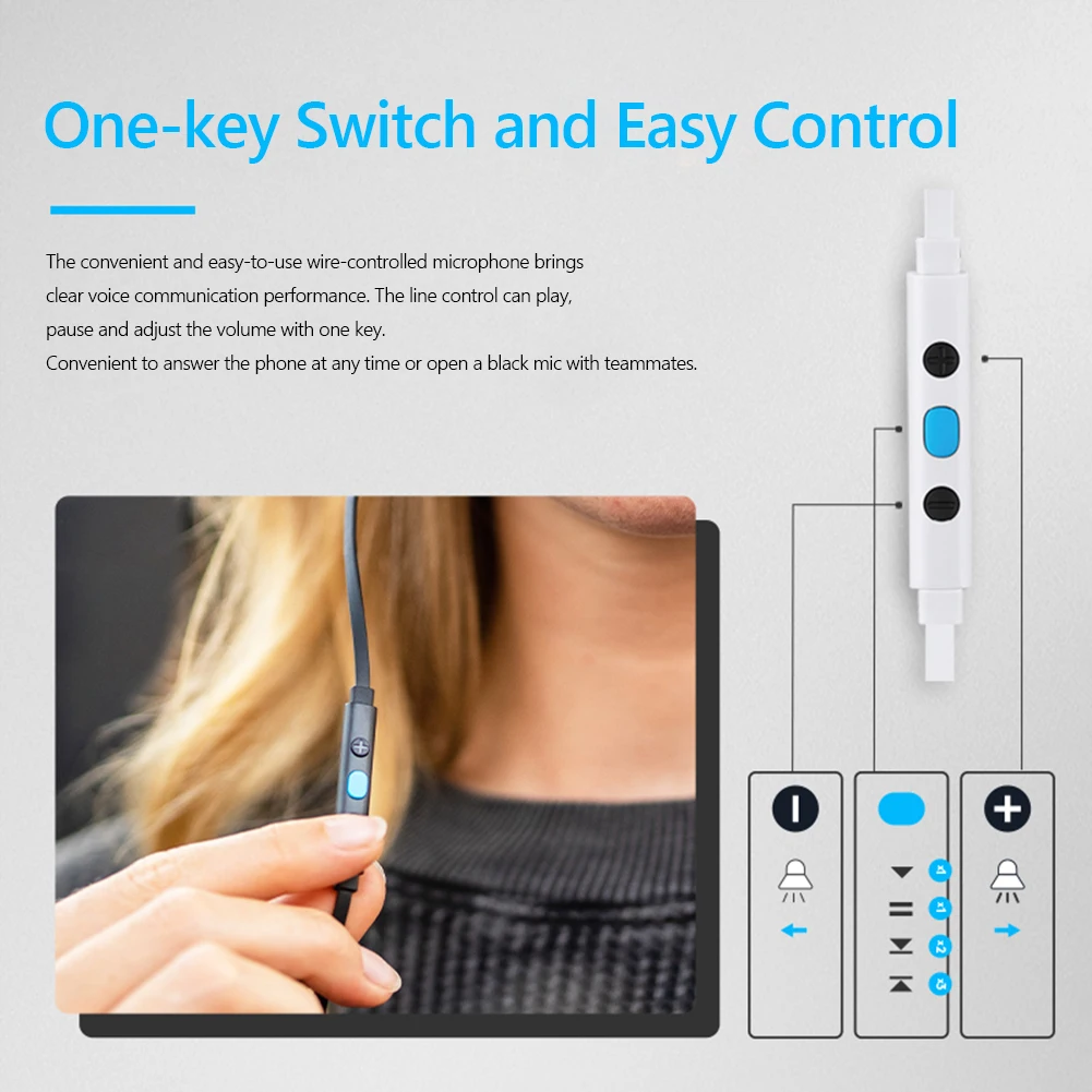 سماعة رأس G333 من Logitech طراز Berkabel داخل الأذن G333 مع معالج Mikrofon Tipe C للكمبيوتر المحمول الخاص بالألعاب LOL Logitech G333