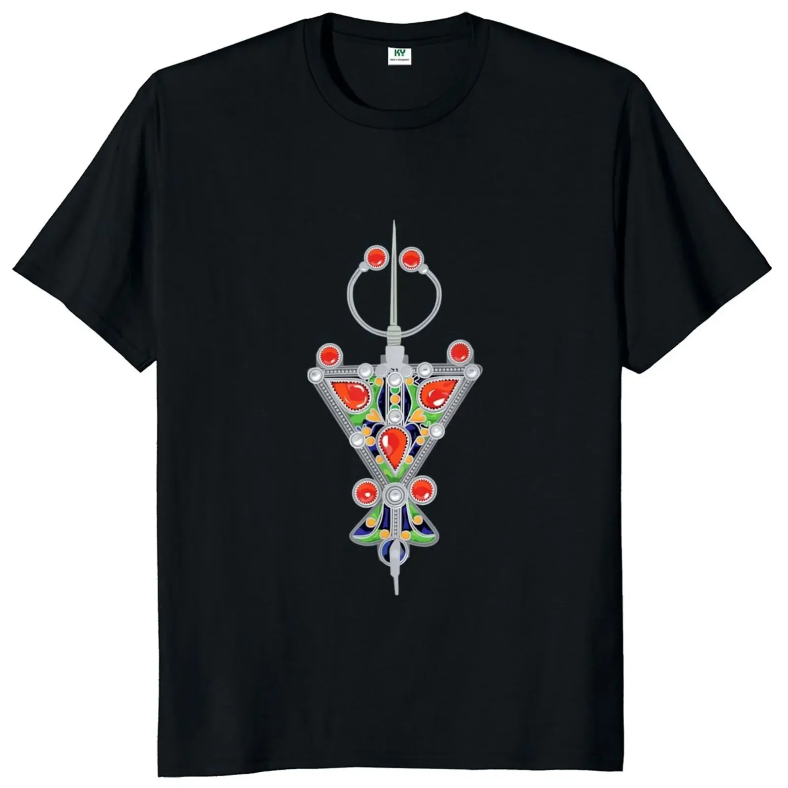 O-neck 100% Cotton Unisex Summer Casual T-shirts Kabyle Amazigh T Shirt Imazighen Design Harajuku Graphic Short Sleeve t shirts