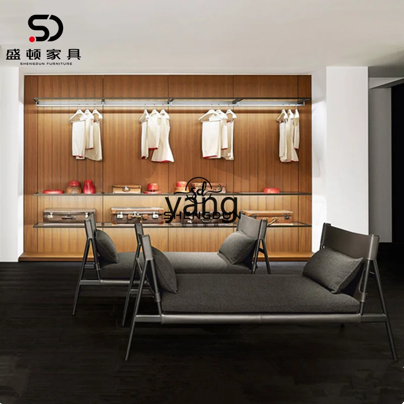 مقعد أريكة غرفة المعيشة من Lmm، مقعد تغيير الأحذية، مقعد من الجلد لغرفة النوم بجانب السرير #4