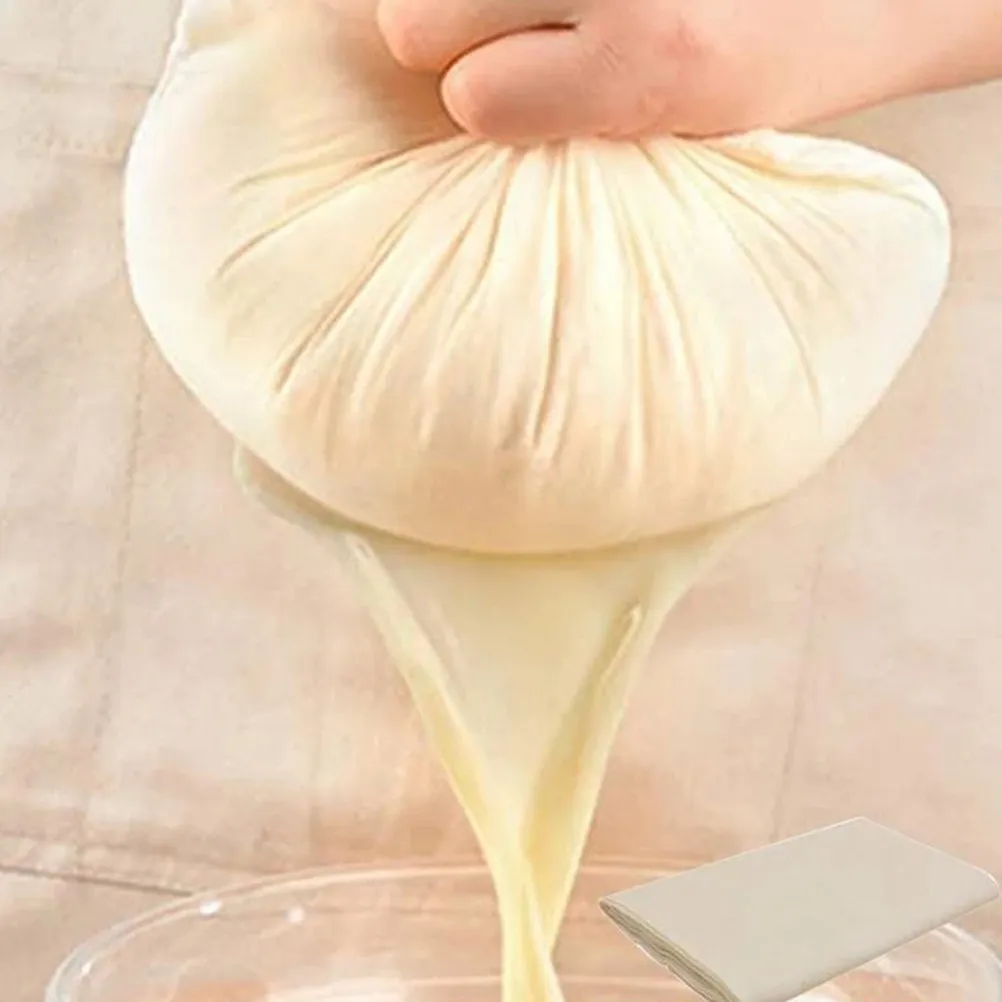2Pcs Cheese Cloth Reusable Unbleached Multi-Use Filter Cloths Kitchen Yogurt Straining Cloth for Cheese Making Tofu Broth