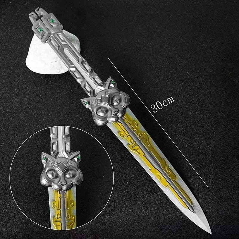 22 cm/8.66in Delta Forces Inkt Cloud Kaart Enge Klauw Vliegend Mes Metalen Speelgoed Model Beeldje Ornament Collectie Desktop display Prop