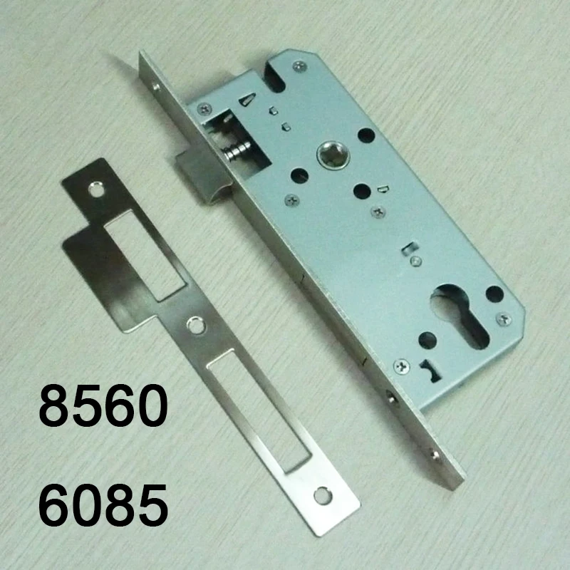 Security Door 8560/6085 European Mortise Door Lock Lockbody Anti-theft Door Lock Body Gate Room Mute Lock body Lock Repair Parts
