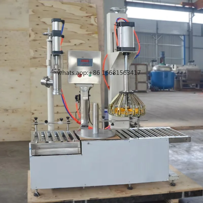 Fully Automatic Paint And Coating Filling Or Packaging Machine For Metal Or Plastic Bucket With PLC As Core Component